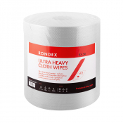 Rondex RX.50 White Ultra Heavy Cloth Wipes - 475 Sheet