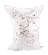 White Cotton Sheeting Wipers - (1kg)