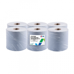 BCF150 Blue Flat Centrefeed 2ply