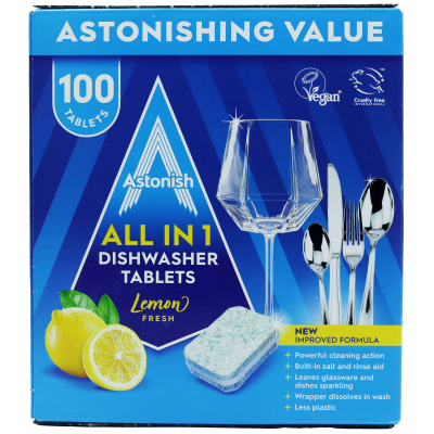 Astonish Dishwasher Tablets 100/pk
