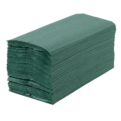 Green C-Fold Hand Towels 1ply