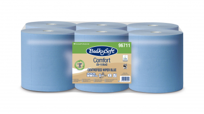 Bulkysoft 96711 Blue Centrefeed 2ply
