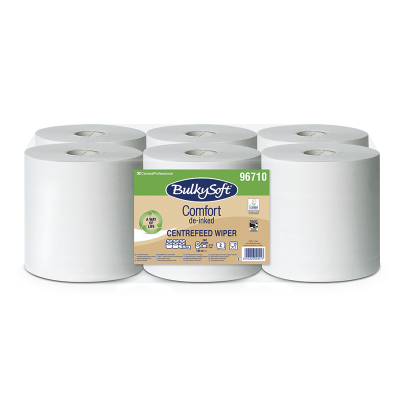 Bulkysoft 96710 White  Centrefeed Rolls - 2ply