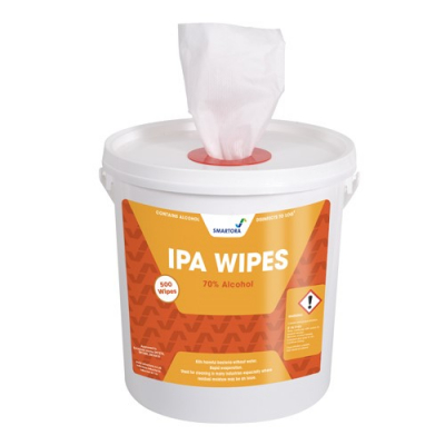 Smartora 70% IPA Wipes - 500 Sheet
