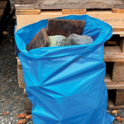 Blue Rubble Sacks - 500g