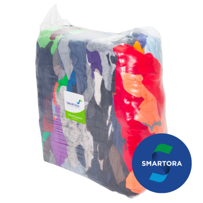Coloured Sweatshirt & T Shirt Mixed Wipers  - (10kg) -  Metal Detected
