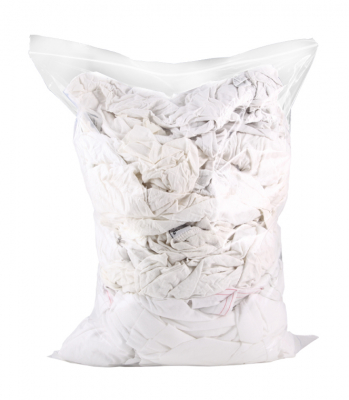 White Cotton Sheeting Wipers - (1kg)