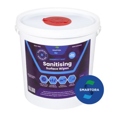 Smartora Disinfectant Sanitising Surface Wipes - 1500 Sheet